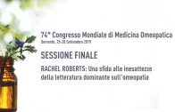 74° Congresso Mondiale di Medicina Omeopatica: La Ricerca Clinica in Omeopatia P.4 74° Congresso Mondiale di Medicina Omeopatica: La Ricerca Clinica in Omeopatia P.4