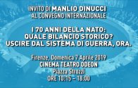 INVITO DI MANLIO DINUCCI   AL CONVEGNO INTERNAZIONALE