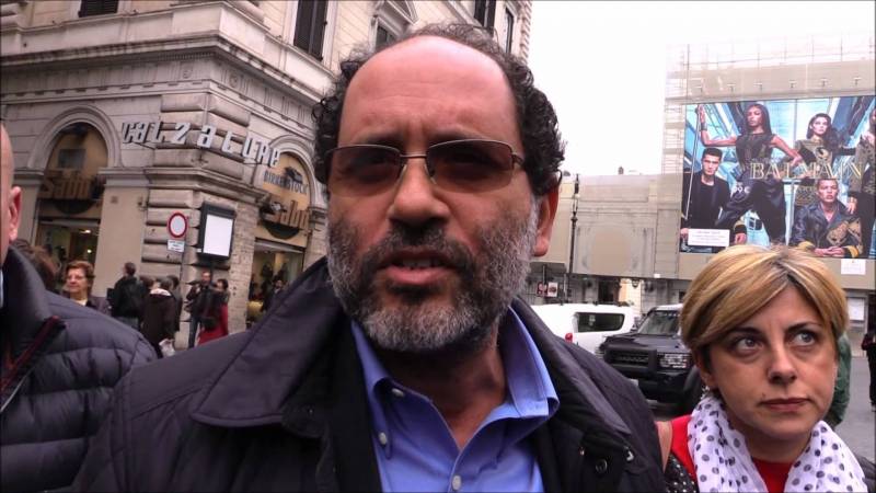 Antonio Ingroia partecipa alla manifestazione Rompiamo il silenzio, Roma