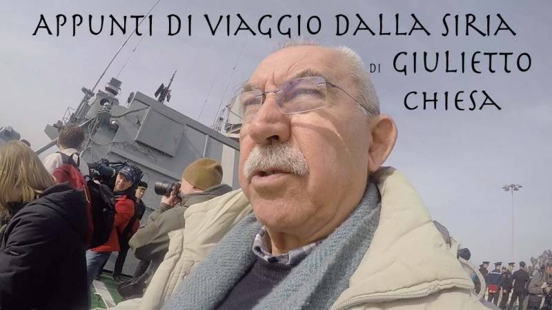 “Appunti di viaggio dalla Siria” di Giulietto Chiesa