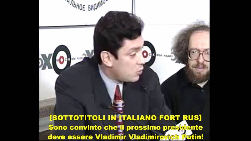Boris Nemtsov: Il presidente della Russia deve essere Putin
