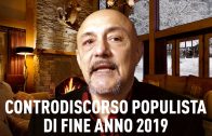 CONTRODISCORSO POPULISTA DI FINE ANNO 2019