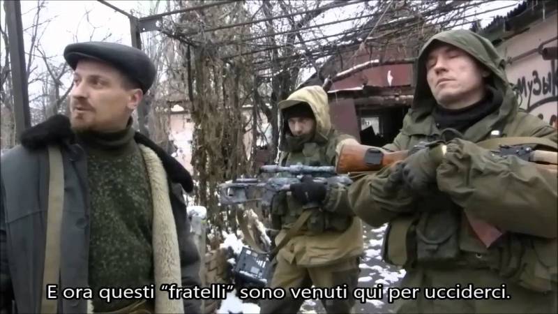 Donbass, in prima linea.