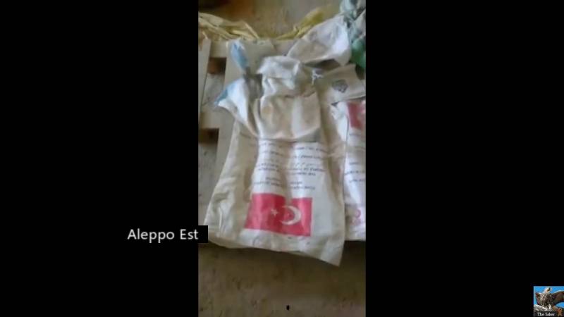 Enormi quantitativi di generi alimentari ritrovati ad Aleppo