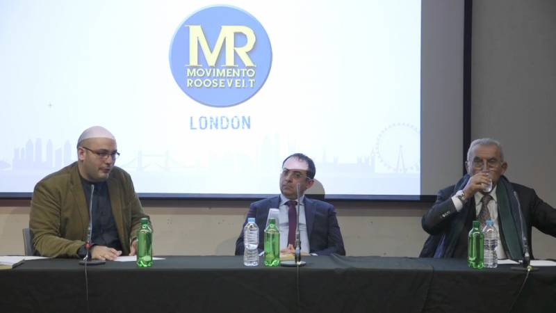 Gioele Magaldi incontra Giulietto Chiesa alla London Metropolitan University
