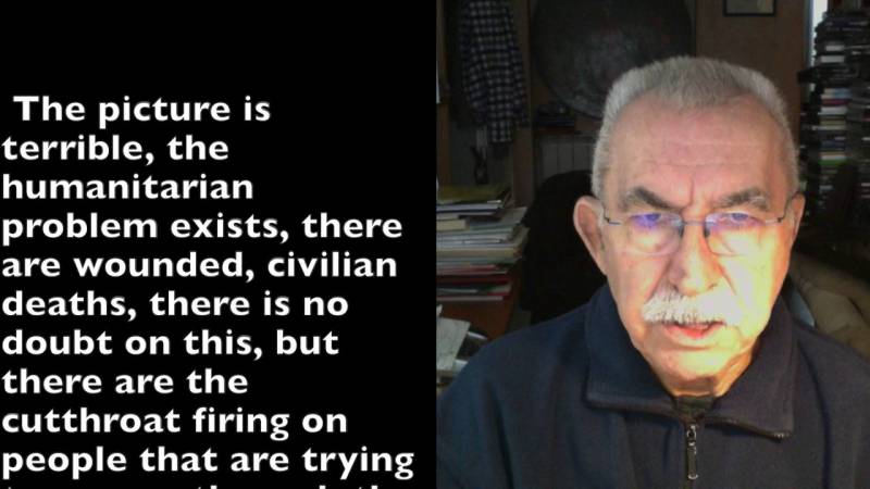 Giulietto Chiesa: All committed to falsify Aleppo