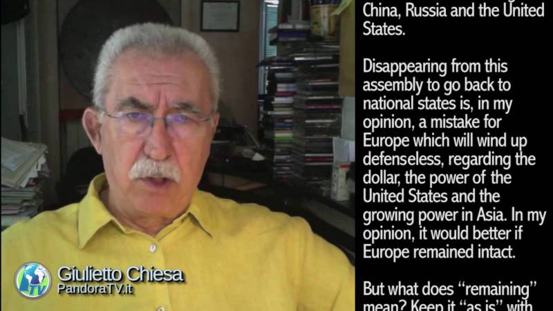 Giulietto Chiesa: Commentary – “Now they’re shutting the doors in Brussels”