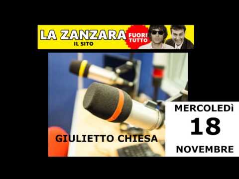 Giulietto Chiesa in onda a ‘La Zanzara’