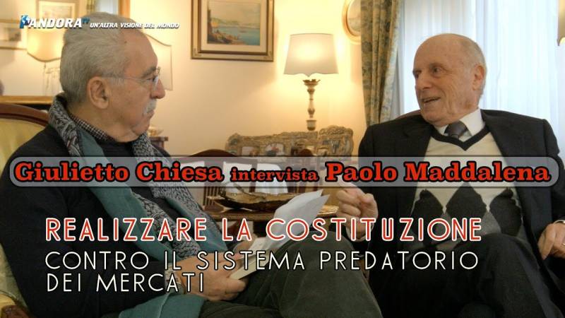 Giulietto Chiesa intervista Paolo Maddalena