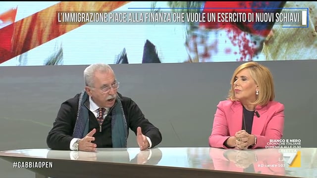 Giulietto Chiesa:”Il problema non sono gli immigrati ma i padroni del mondo”.