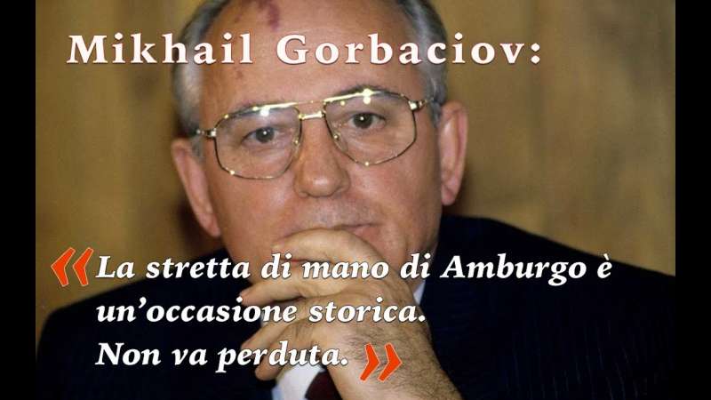 Gorbachev: “The Putin-Trump handshake in Hamburg  is a historic opportunity: let’s not miss it”