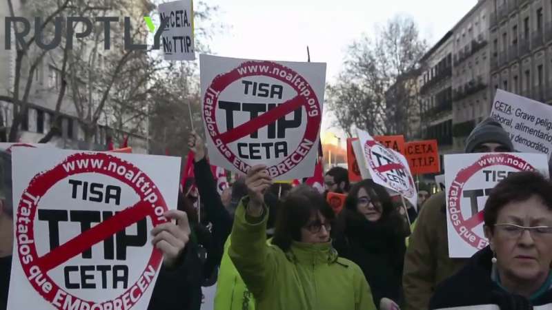 Il punto di Giulietto Chiesa – CETA, furto di sovranità