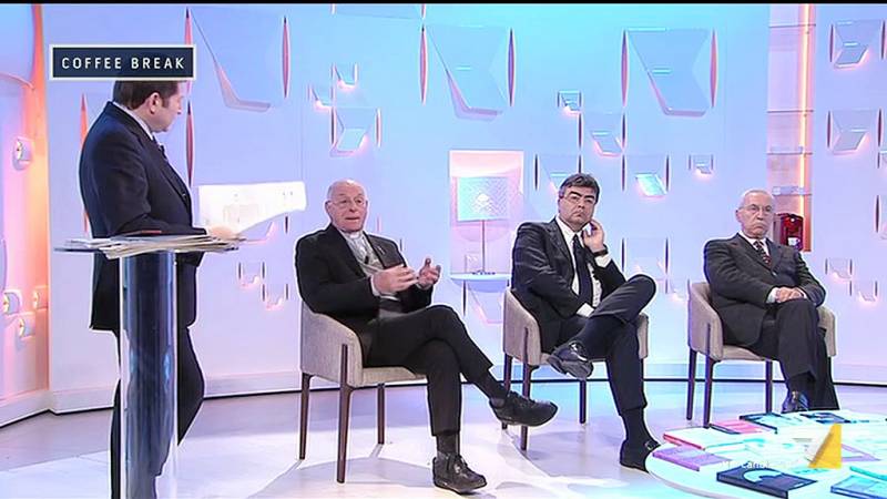 IMMIGRAZIONE NON E’ TERRORISMO – Giulietto Chiesa interviene alla trasmissione “Coffee Break” su La7