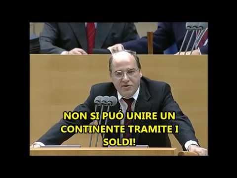 “NON SI PUÓ UNIRE UN CONTINENTE TRAMITE I SOLDI” -Le Profezie del dott. Gregor Gysi- (sott ITA)