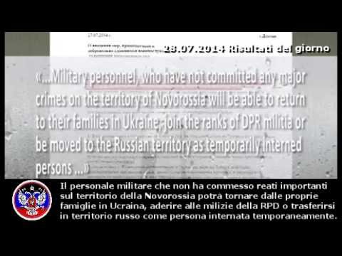 Notiziario del Donbass 29 luglio 2014