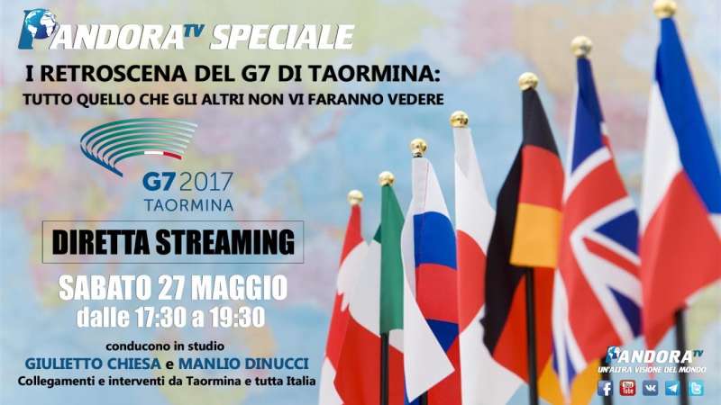 [PANDORA TV LIVE] I RETROSCENA DEL G7 DI TAORMINA