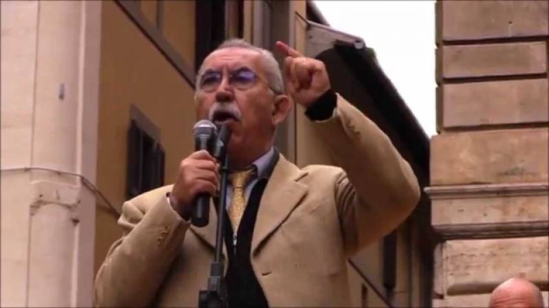 PTV -Giulietto Chiesa a piazza Santi Apostoli Roma