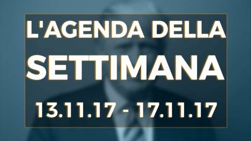 PTV News – L’agenda della settimana dal 13.11.17 al 17.11.17