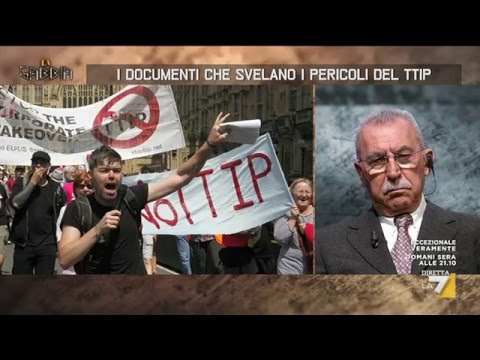 Se vince il Ttip perdiamo tutti [Giulietto Chiesa a “La gabbia”]